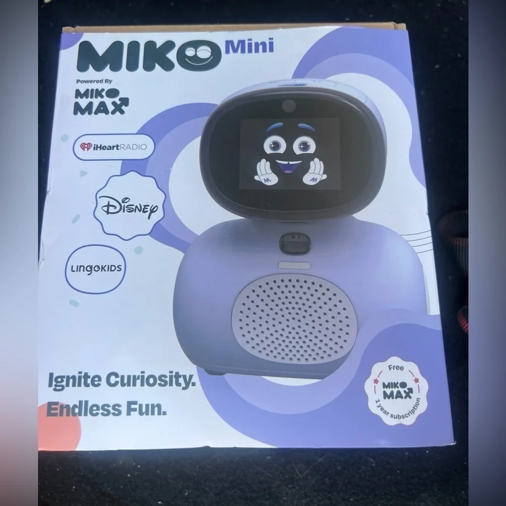 Miko Mini - Purple: AI Robot for Kids | Fosters STEM Learning & Education NEW